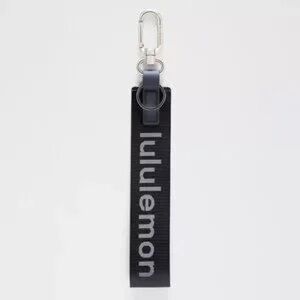lululemon athletica Black and Silver Key Holder